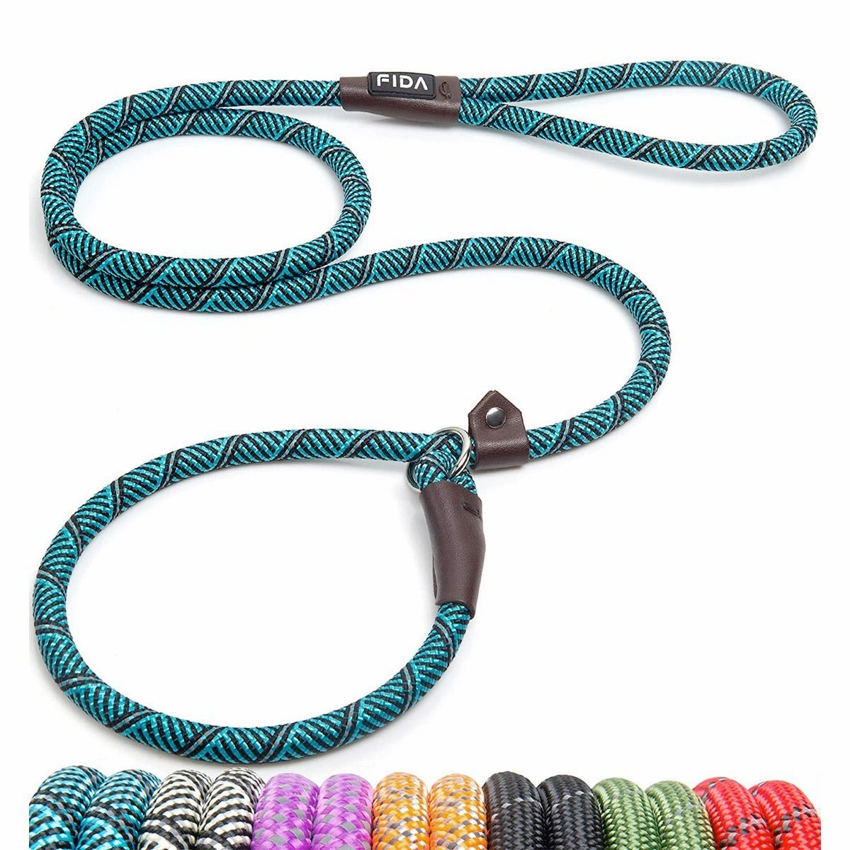 Fida Durable Slip Lead Dog Leash / Training Leash(6ft length, 1/2 thick Rope)