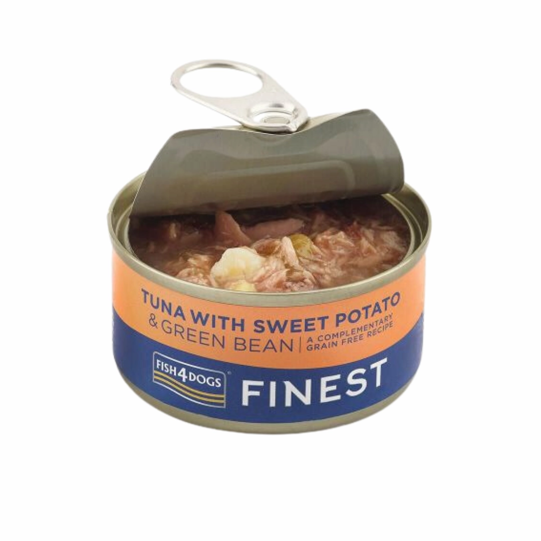 Fish 4 Dogs Finest Tuna with Sweet Potato & Green Bean