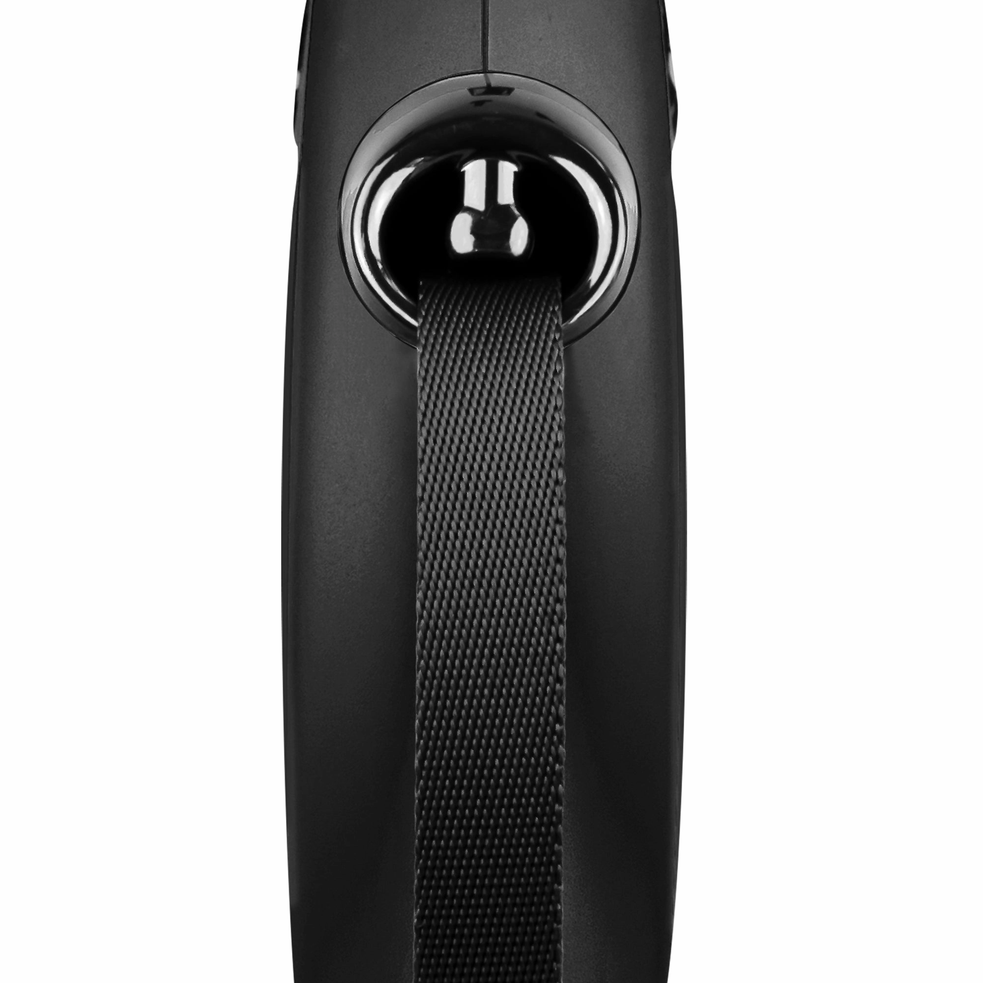 Flexi - New Classic Retractable Tape Lead for Medium Dog Black (5m)
