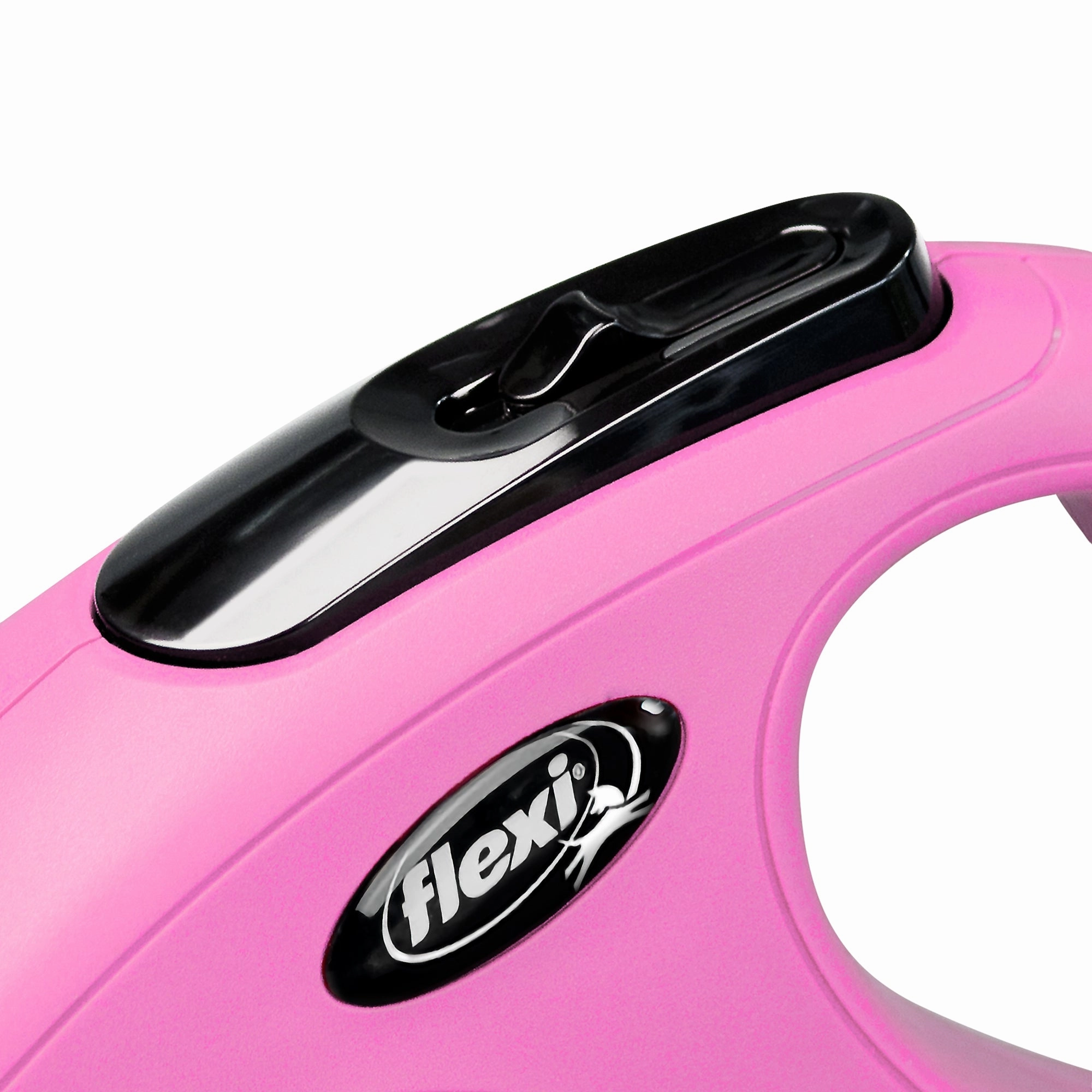 Flexi - New Classic Retractable Tape Lead for Medium Dog Pink (5m)