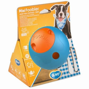 Foobler Mini Treat Dispenser With Timer  Blue