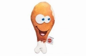 Fun Food Chicken Leg Dog Toy
