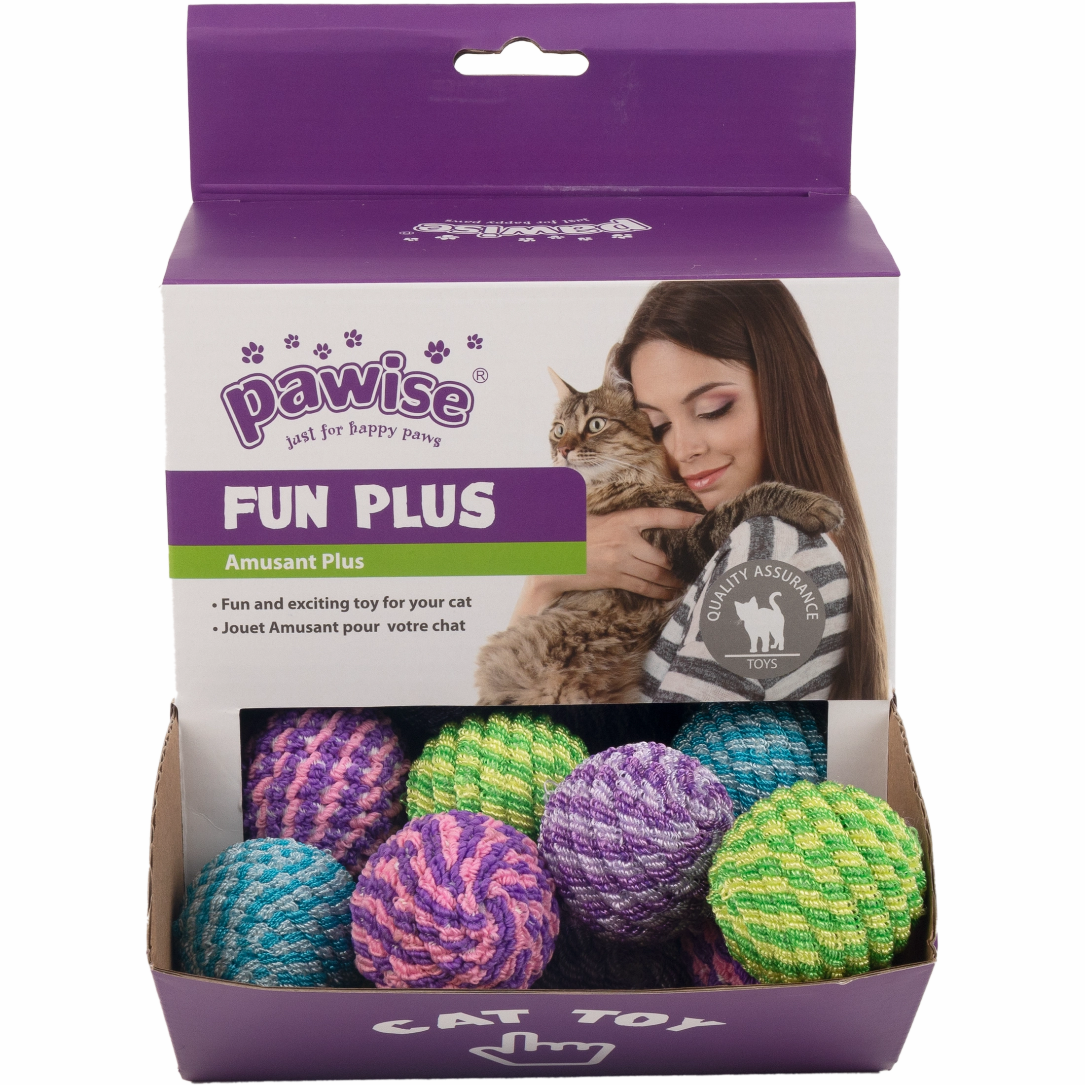 Fun plus - Glitter  Rope Ball single piece