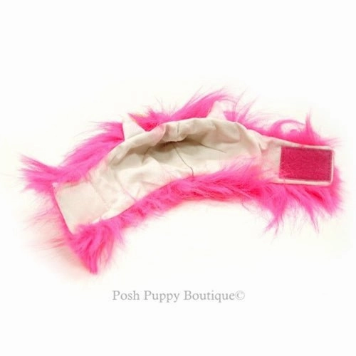 Furry Monster Hat- Pink