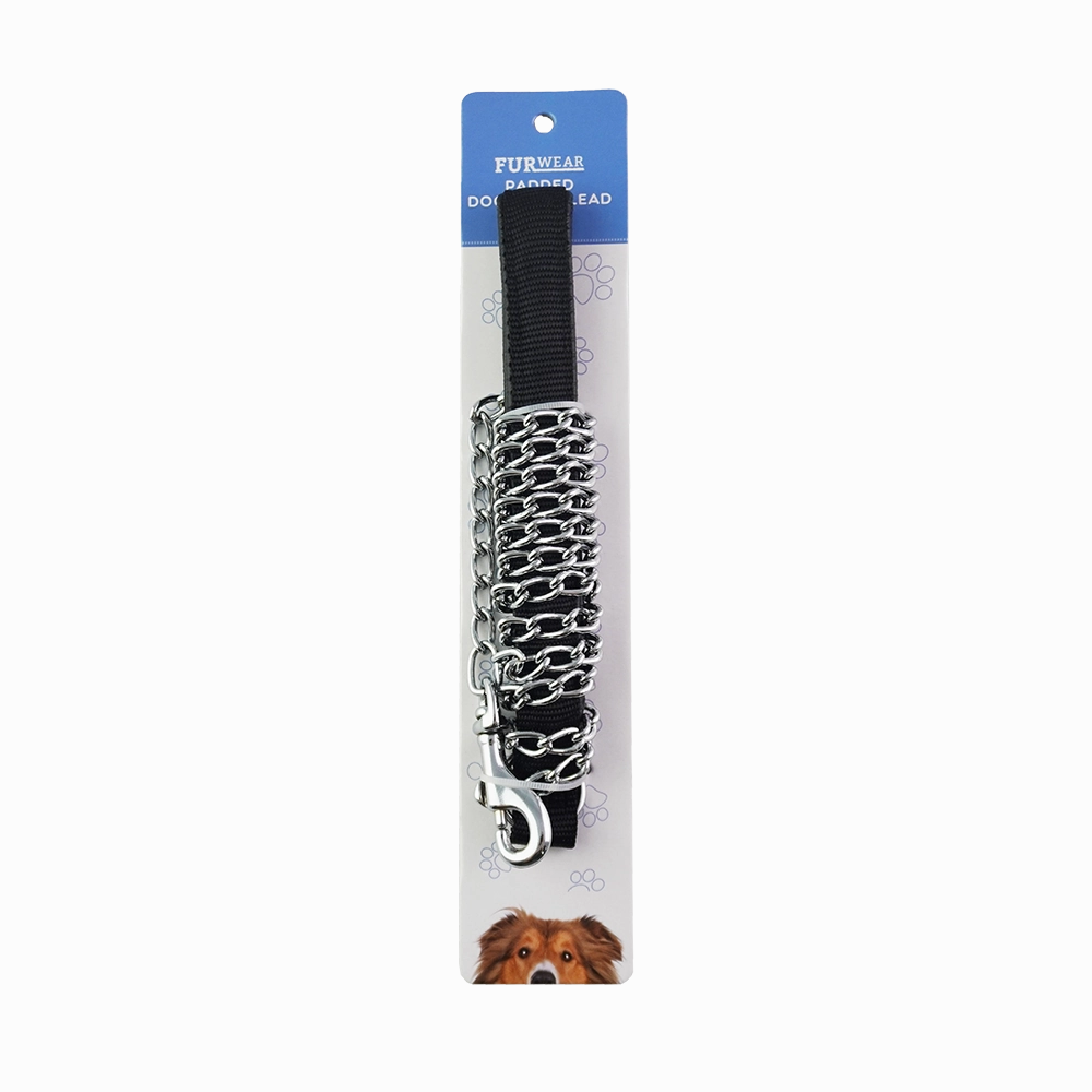 Furwear - Padded Dog Chain Lead (Black)