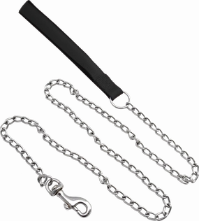 Furwear - Padded Dog Chain Lead (Black)