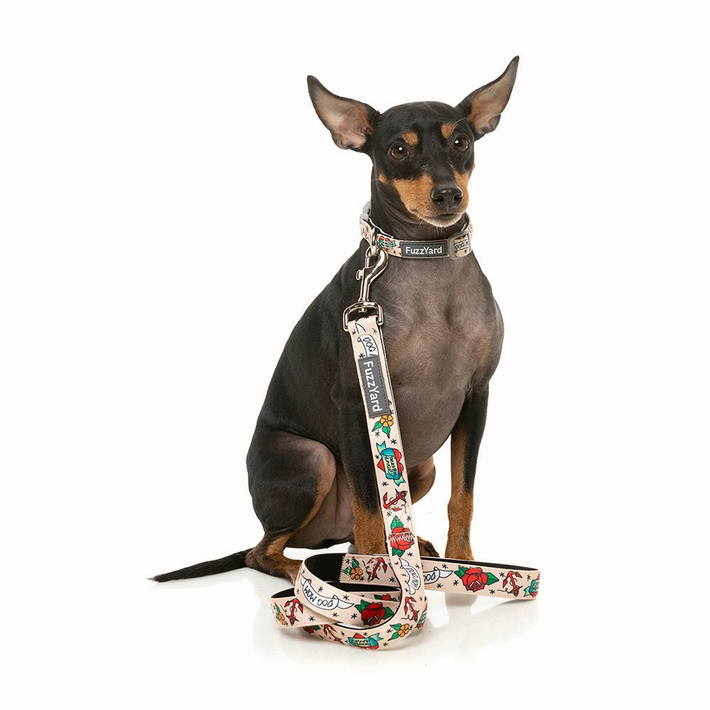 Fuzzyard Dog Lead Ink'd Up L 2.5cm x 140cm