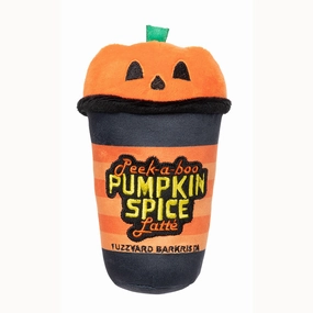 Fuzzyard Dog Plush Toy Halloween - Peek-A-Boo Pumpkin Spice Latte
