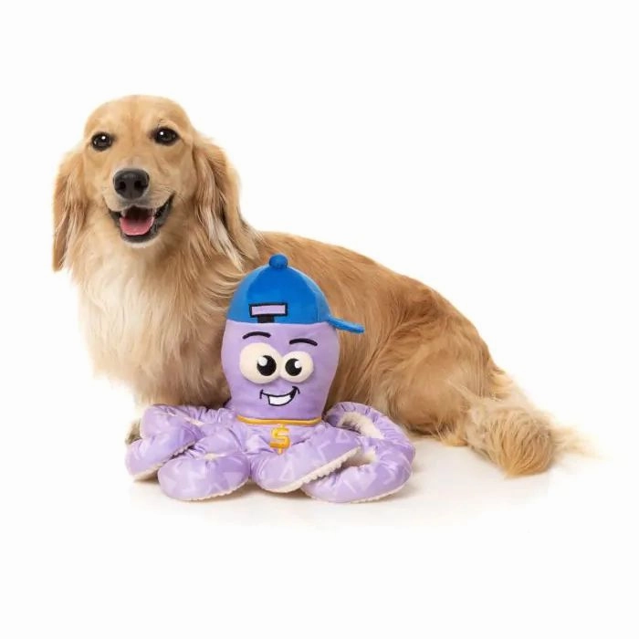 FuzzYard Dog Toy Hip Hoptapus Octopus