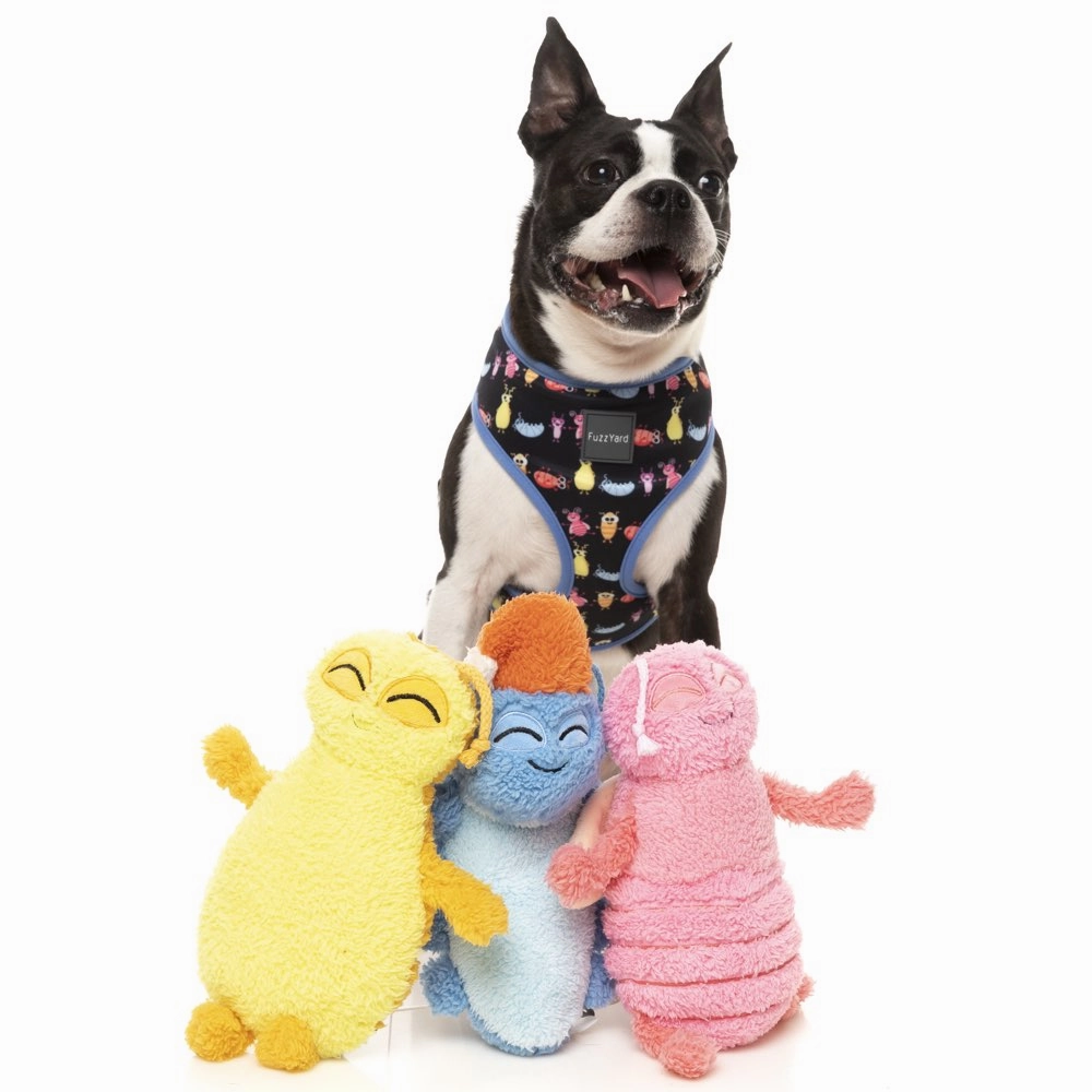 FuzzYard Rolly The Bed Bug Plush Dog Toy (Blue)