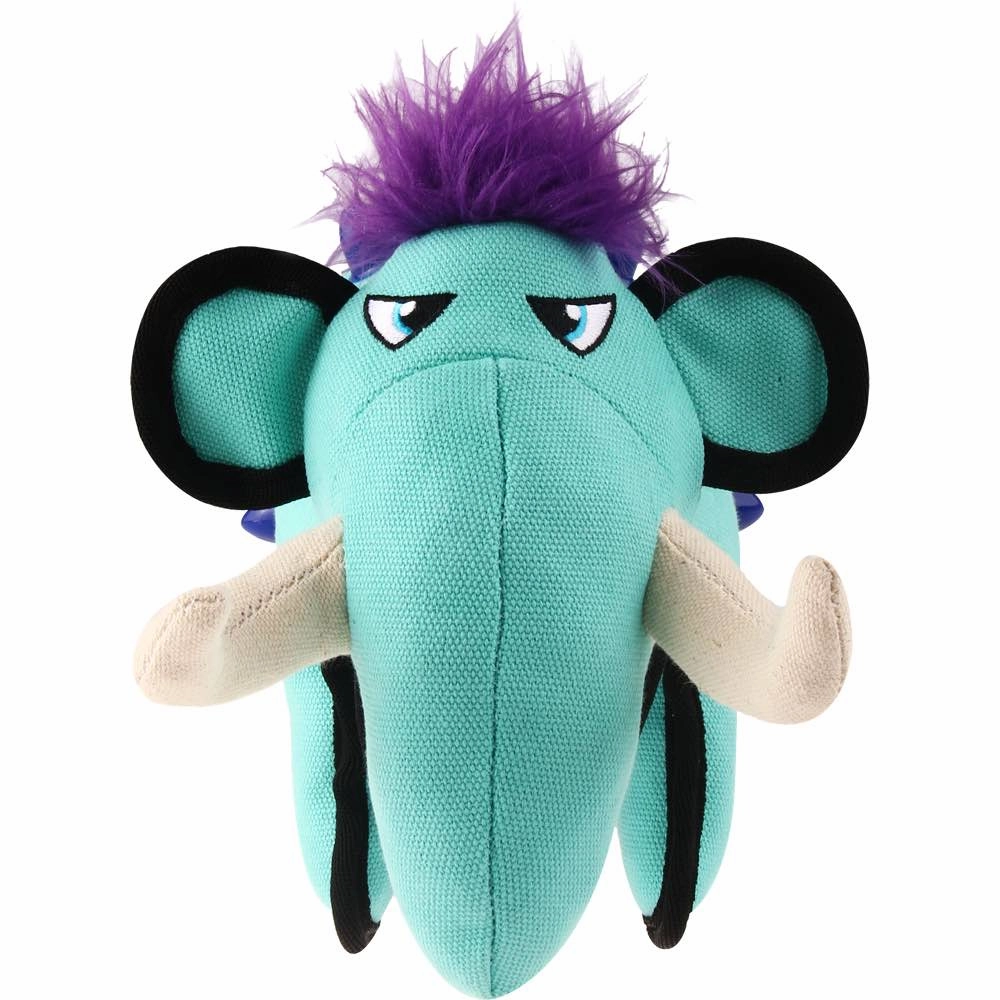 GiGwi Duraspikes Extra Durable Plush Dog Toy (Light Blue Elephant)