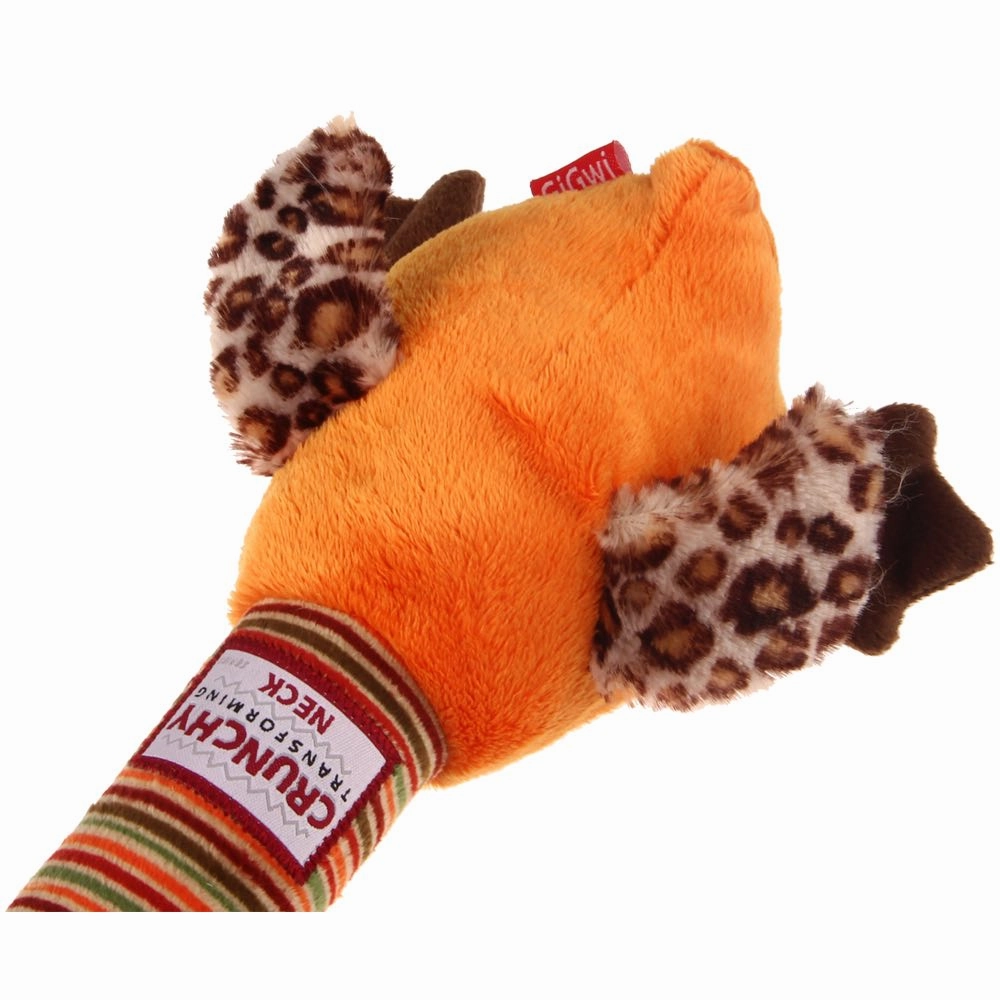 GiGwi Plush Friendz Crunchy Neck Dog Toy (Duck)