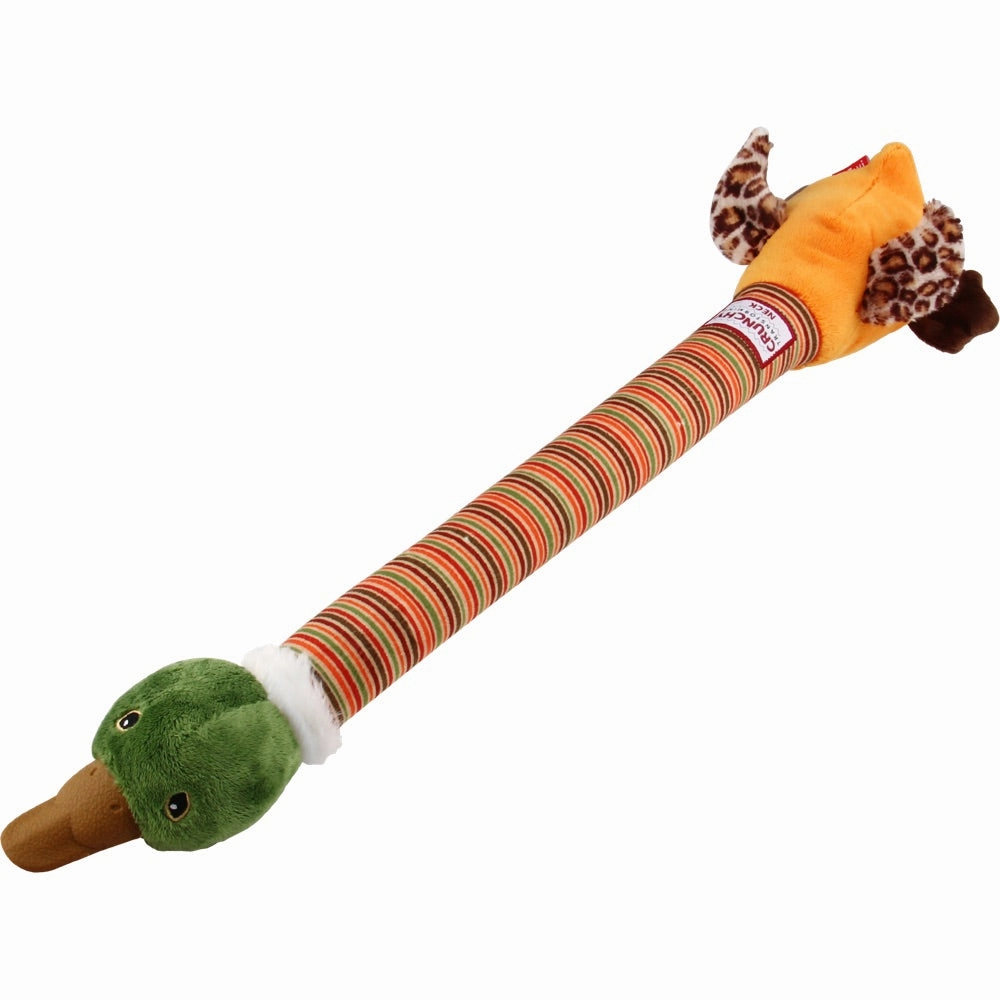 GiGwi Plush Friendz Crunchy Neck Dog Toy (Duck)