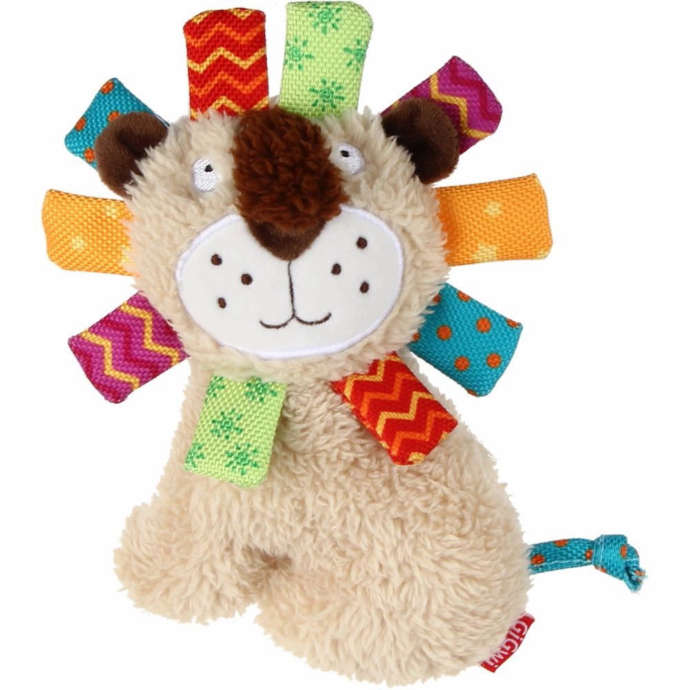 GiGwi Plush Friendz Embroidery Dog Toy (Lion)
