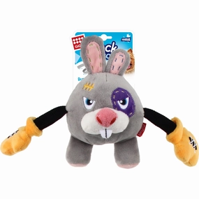 GiGwi Rock Zoo Bungee Plush Dog Toy (Rabbit)