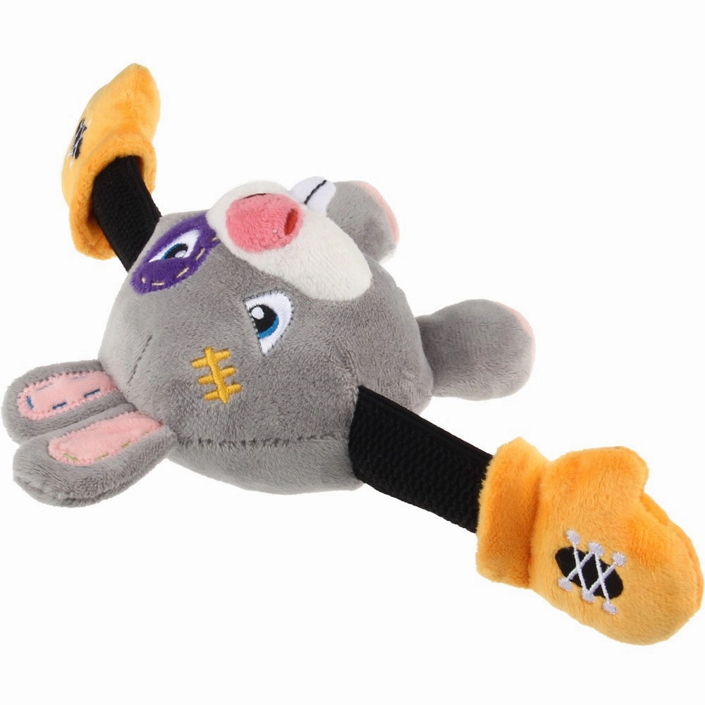 GiGwi Rock Zoo Bungee Plush Dog Toy (Rabbit)