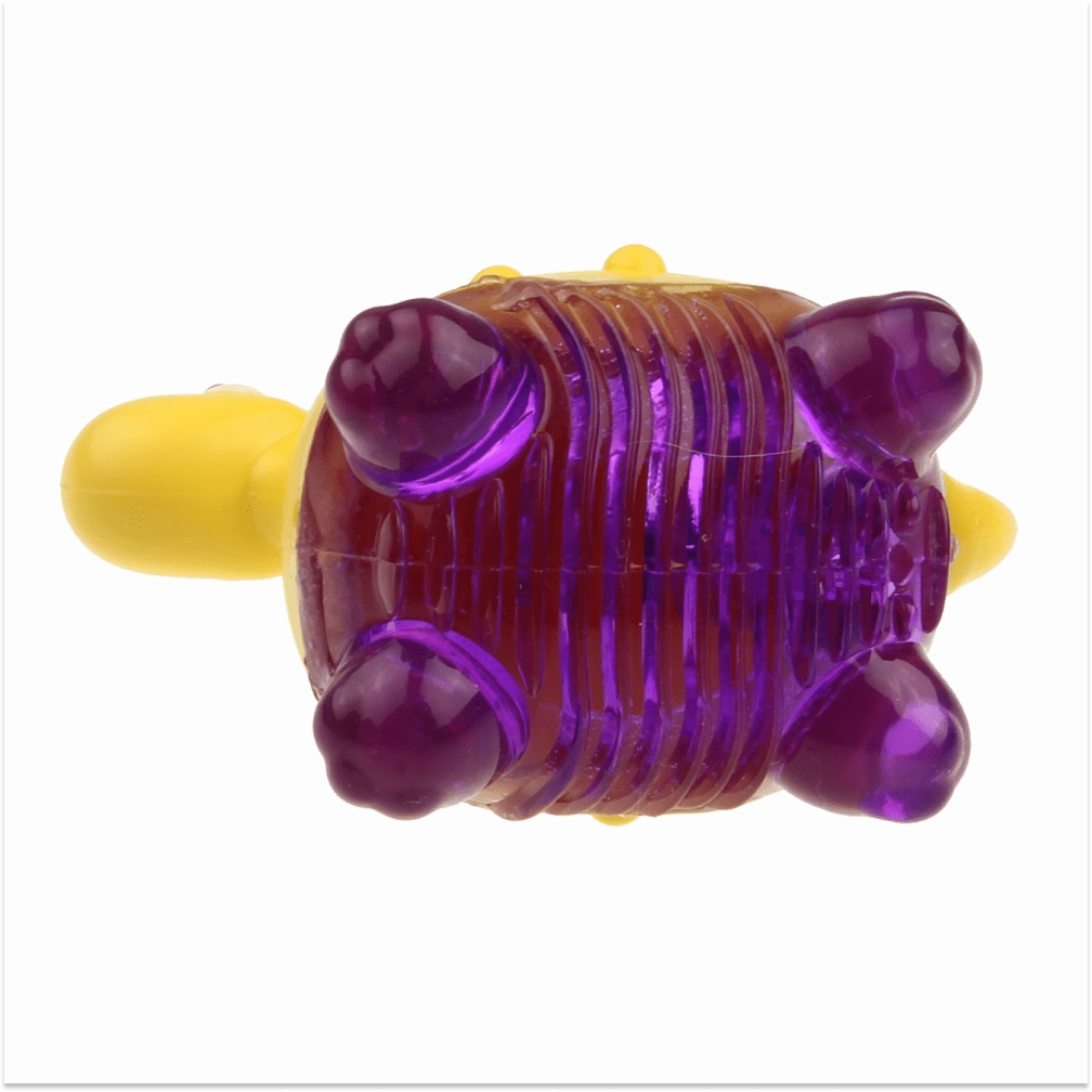 GiGwi Suppa Puppa Dino Toy for Dogs (Yellow & Purple)