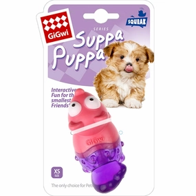 GiGwi Suppa Puppa Fox TPR Dog Toy (Pink/Purple)