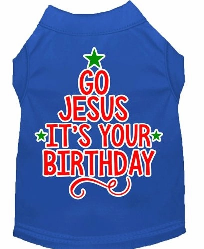 Go Jesus Screen Print Dog Shirt- in Many Colors
