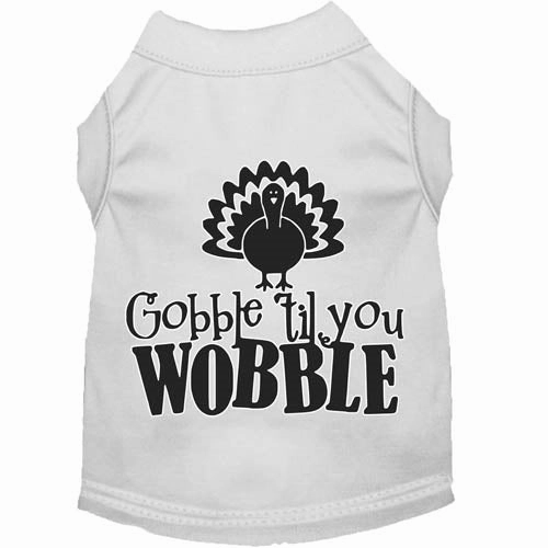 Gobble til You Wobble Screen Print Dog Shirt in Many Colors