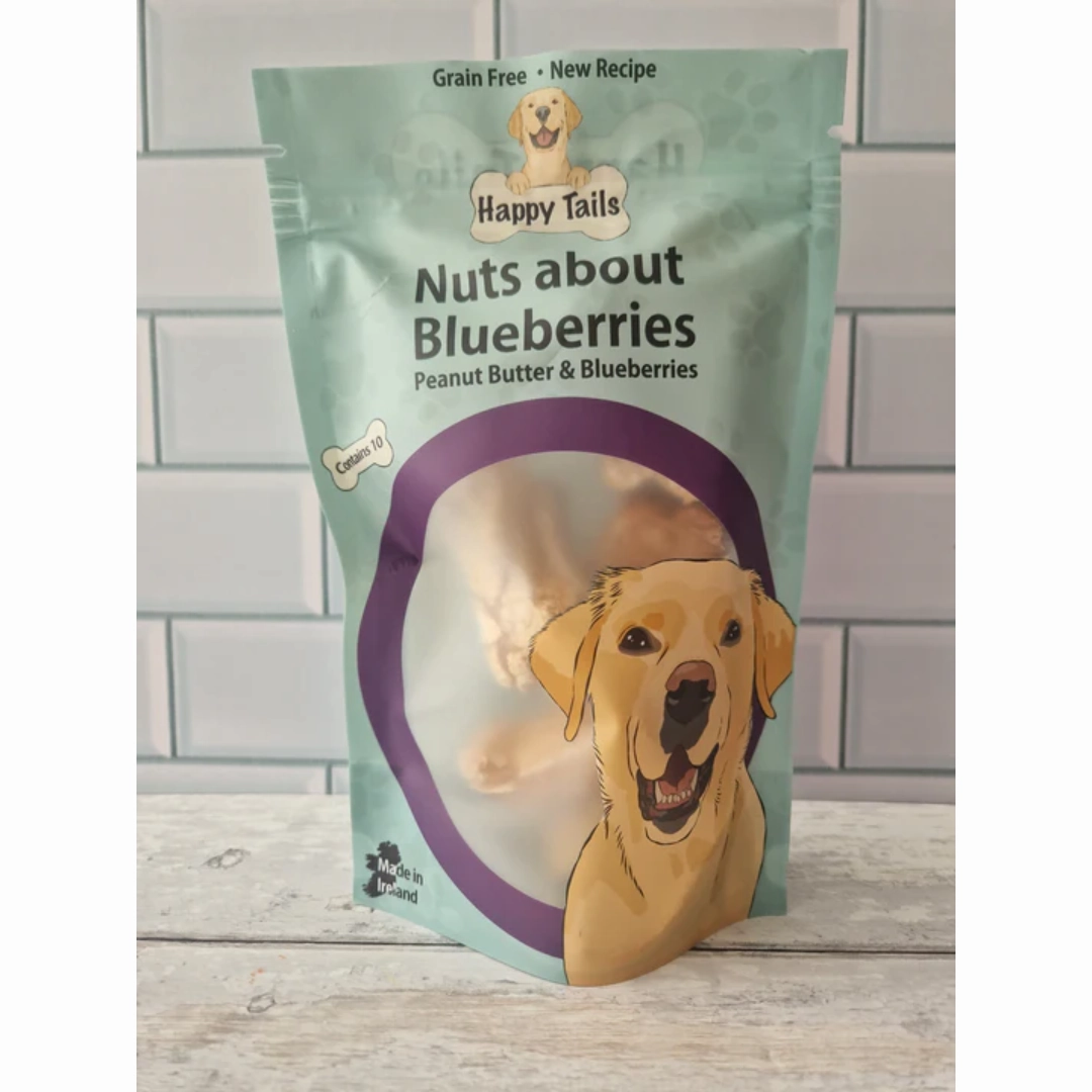 Happy Tails Barkery Nuts About Blueberries Dog Treats