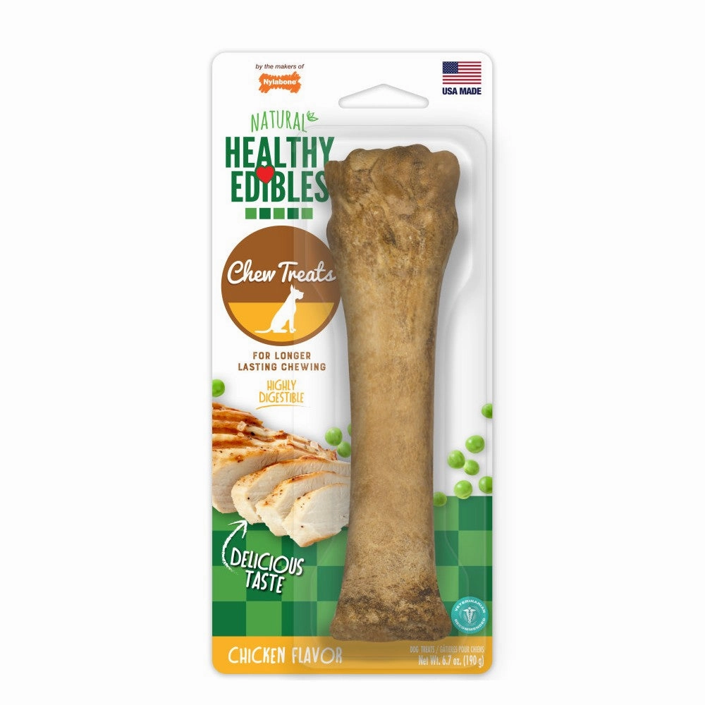 Healthy Edibles Chicken Flavor Dog Dental Chews
