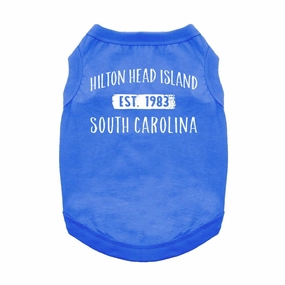 Hilton Head Island, SC Tank Top - Blue