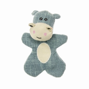 Hippo In Chenille C\Crinkle And Rattle