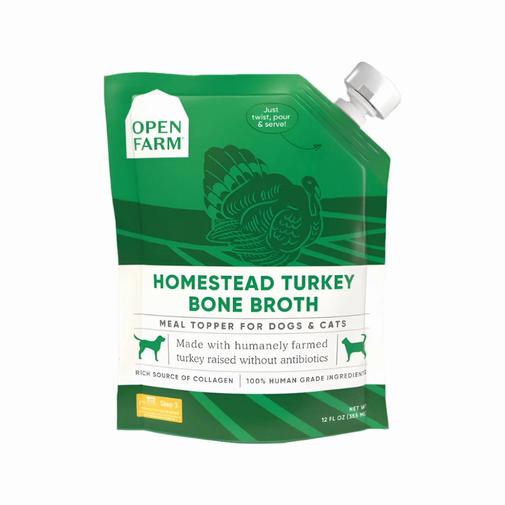 Homestead Turkey Bone Broth Dog Pouch