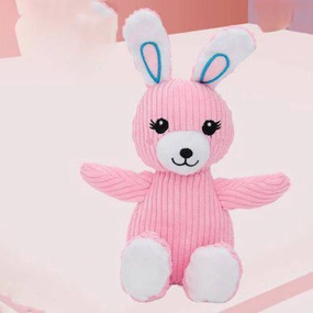 Hoopet Bunny Squeaker - Pink