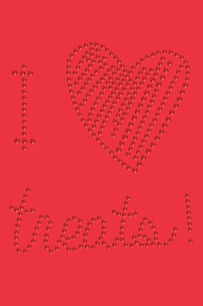 I Love Treats Bandana- Many Colors