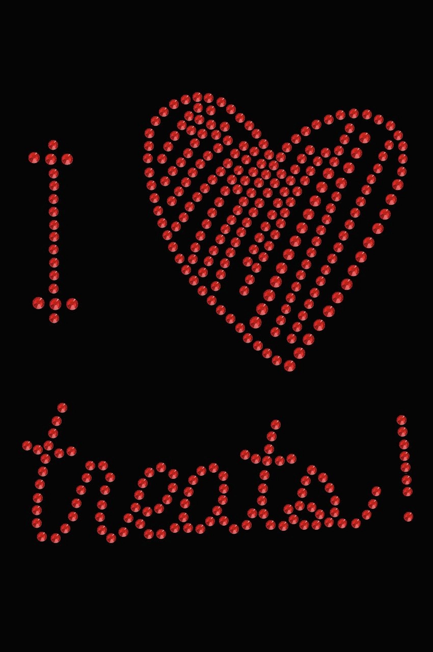 I Love Treats Bandana- Many Colors