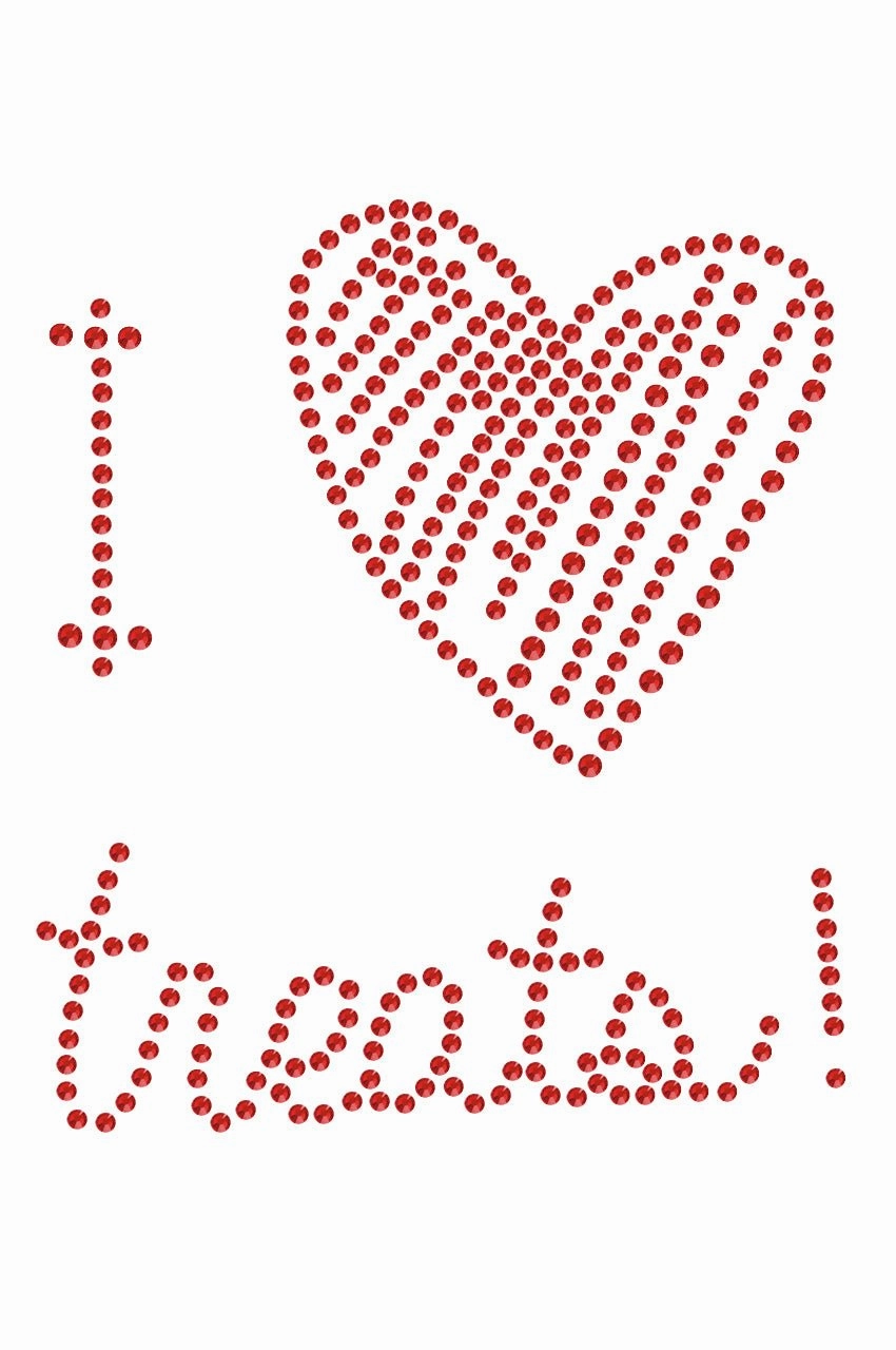 I Love Treats Bandana- Many Colors