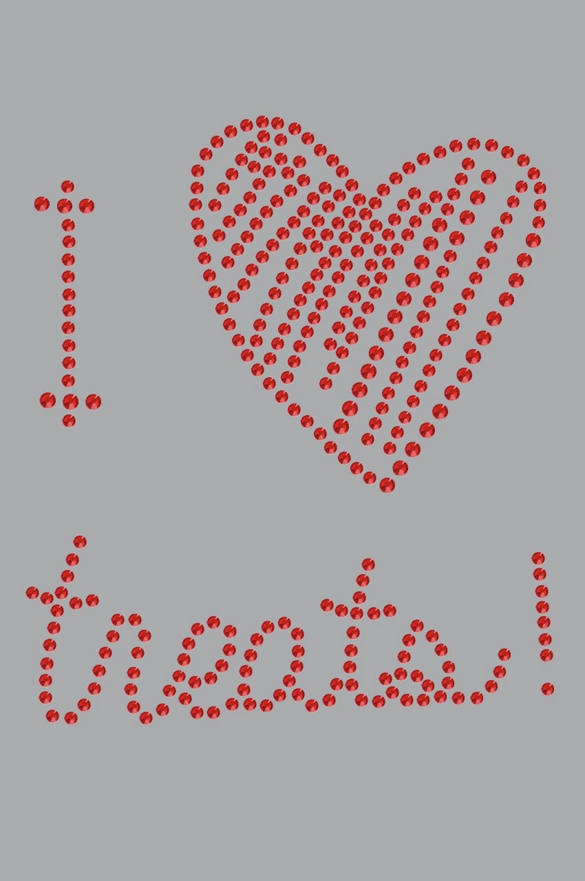 I Love Treats Bandana- Many Colors