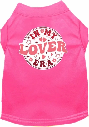In My Lover Era Screen Print Dog Shirt in Many Colors