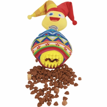 Joyful Snack Attack Dog Toy - Jester