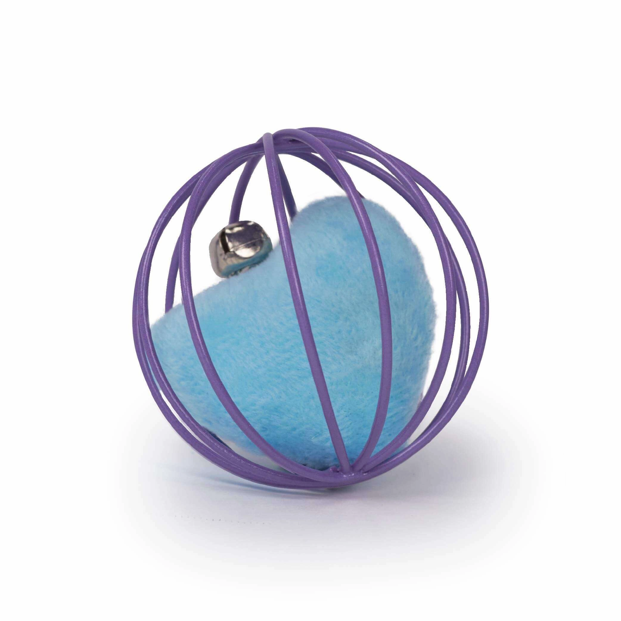 Kazoo Cat Toy Jingle Chase Ball Assorted Colours