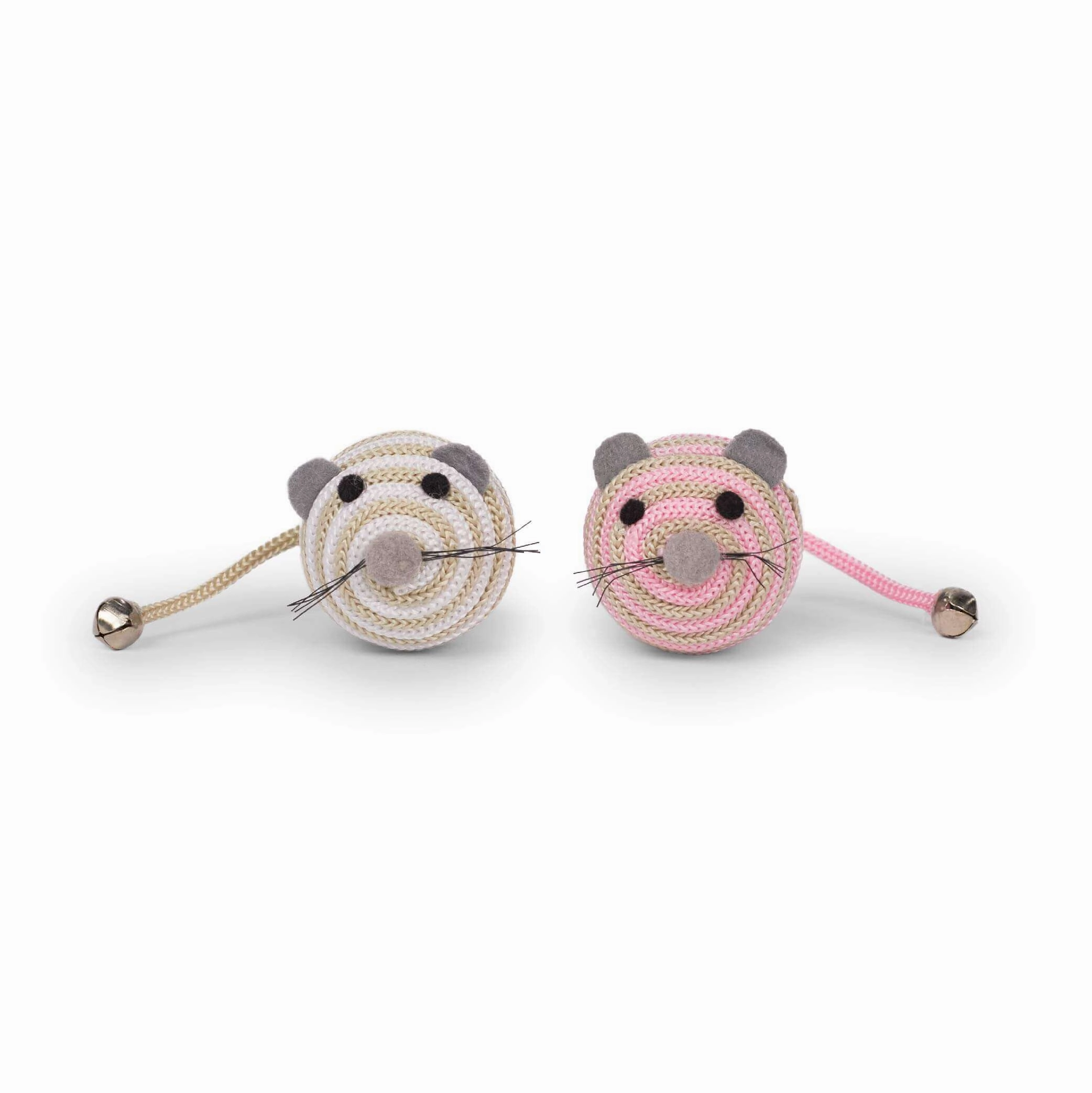 Kazoo Cat Toy Jingle Mouse Assorted Colours