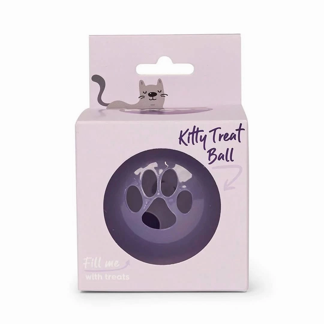 Kazoo Interactive Treat Dispensing Ball Cat Toy