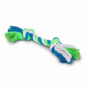 Kazoo Twisted Rope Knot Bone Medium Dog Toy