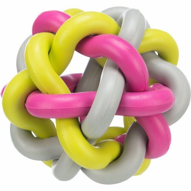 Knotted Rubber Ball for Dogs