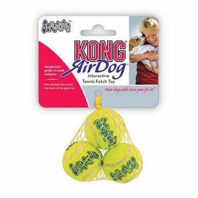 KONG Air Squeaker Tennis Ball (3Pk) Extra Small