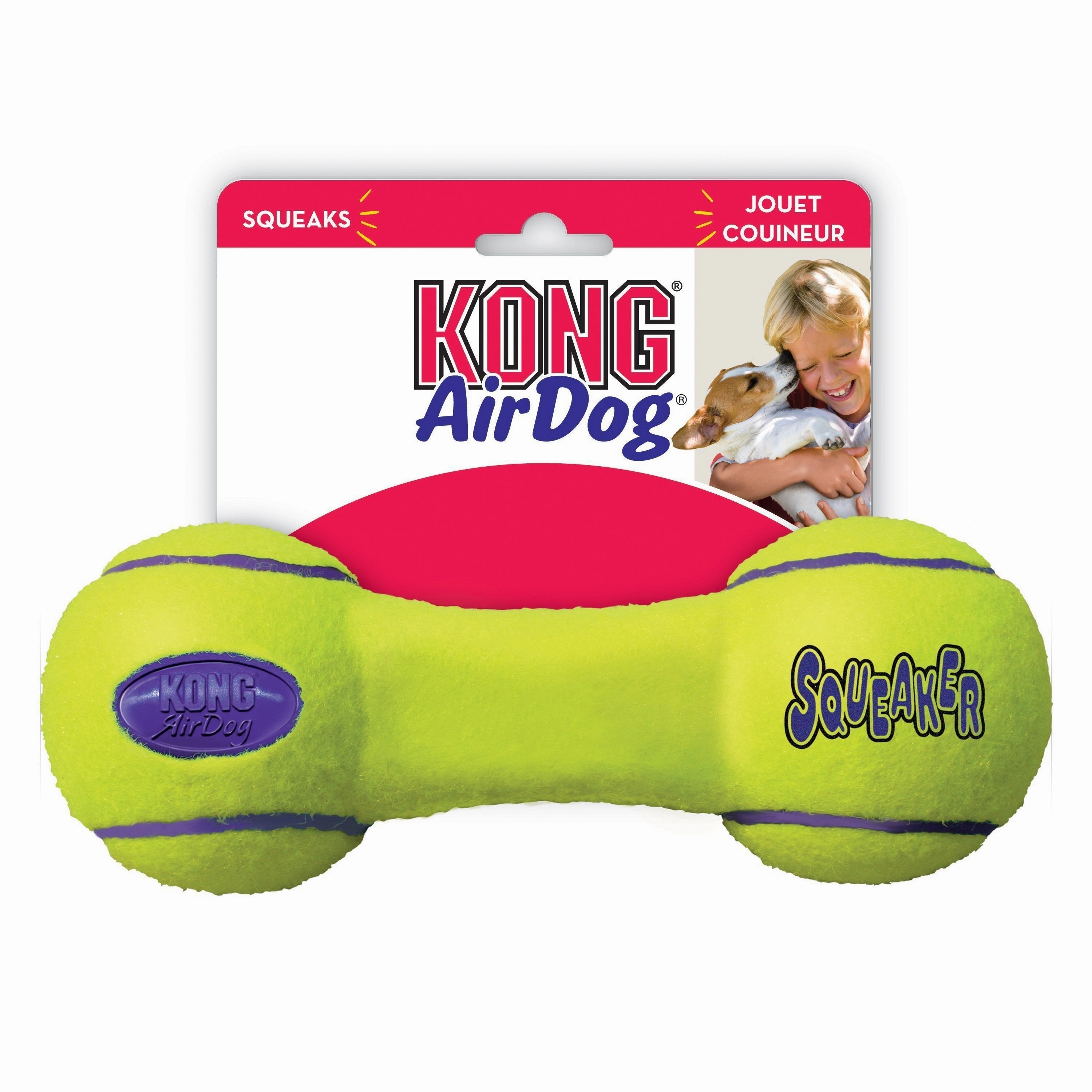 KONG Airdog Squeaker Dumbbell Medium Dog Toy ($)($)
