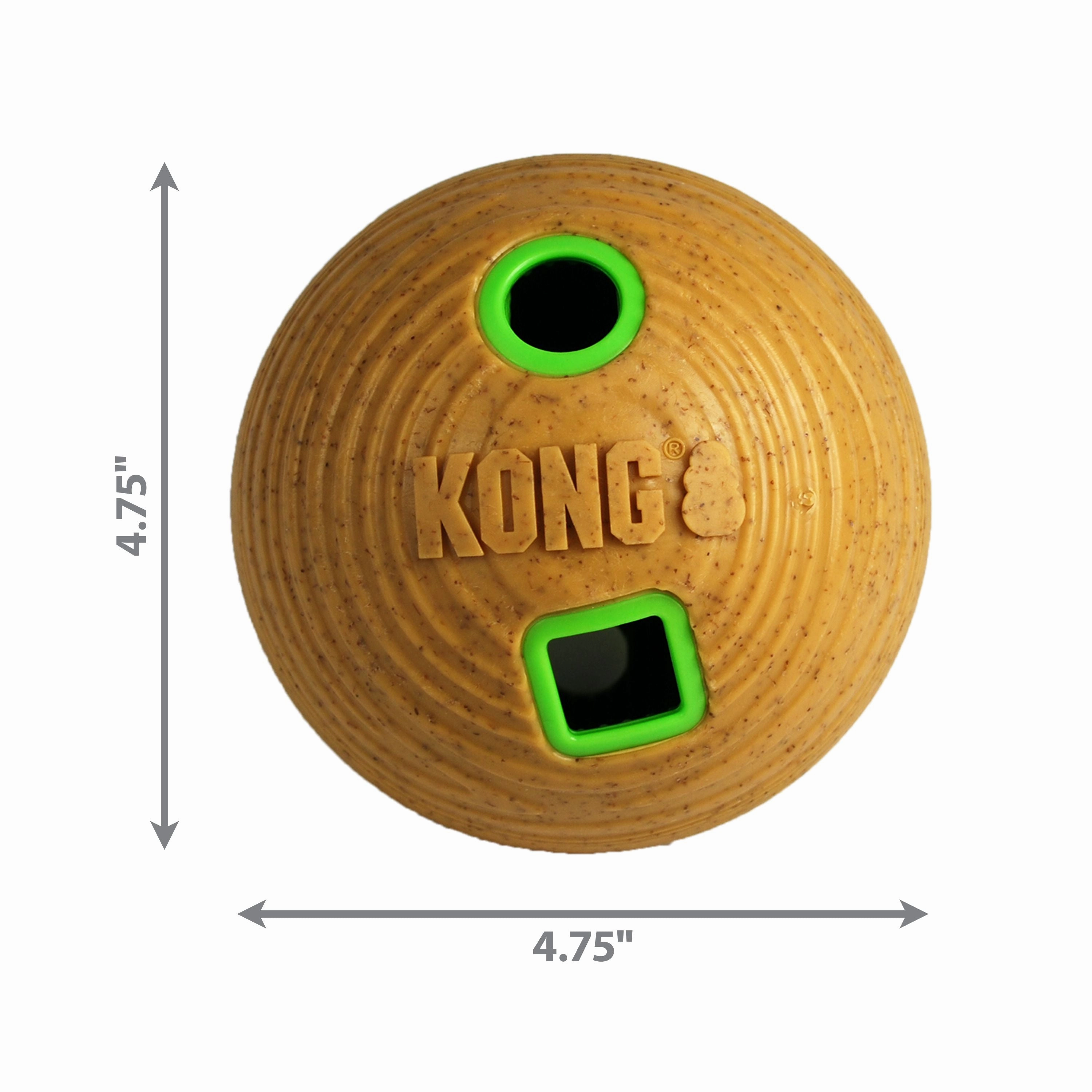 KONG Bamboo Feeder Ball Medium Dog Toy