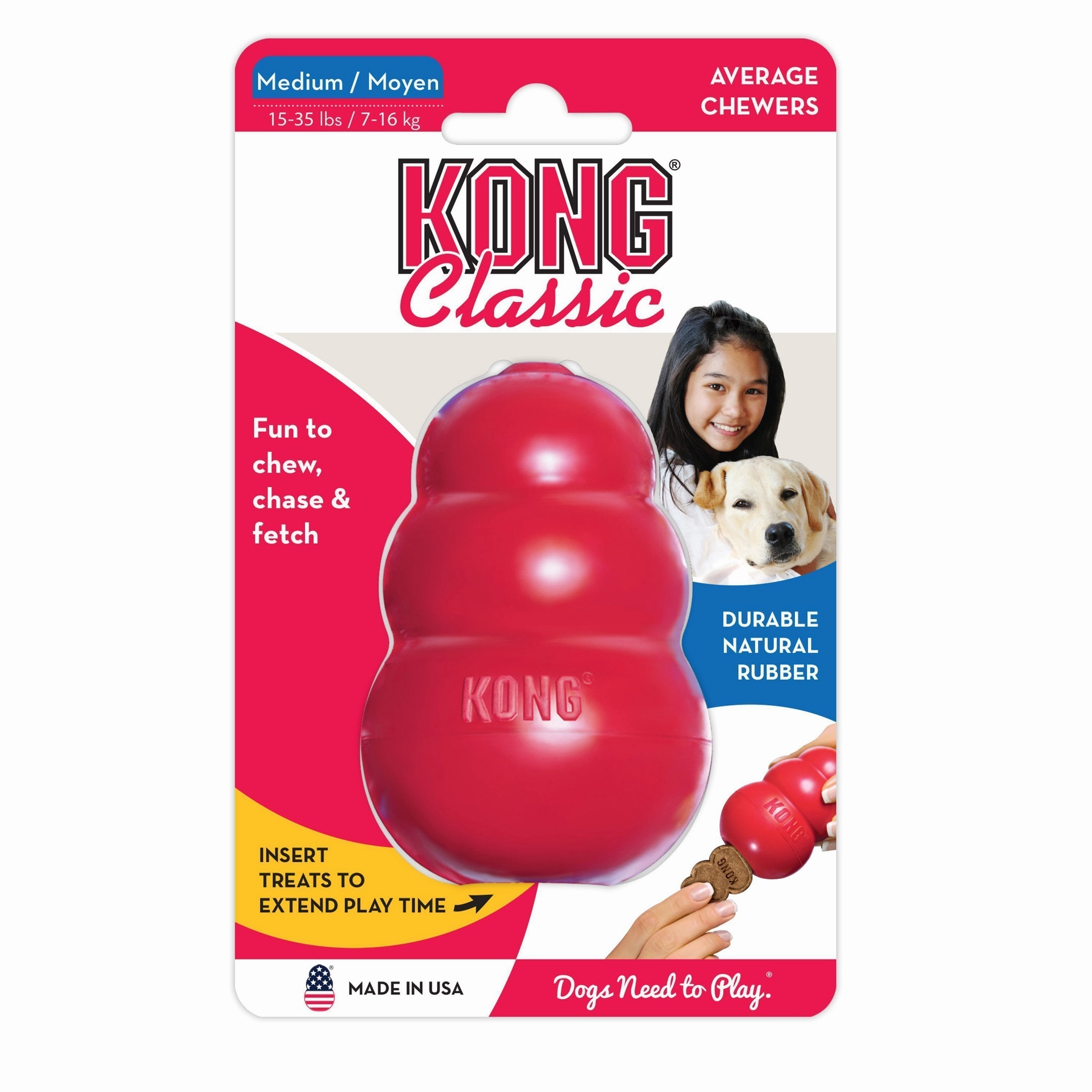KONG Classic Medium Dog Toy