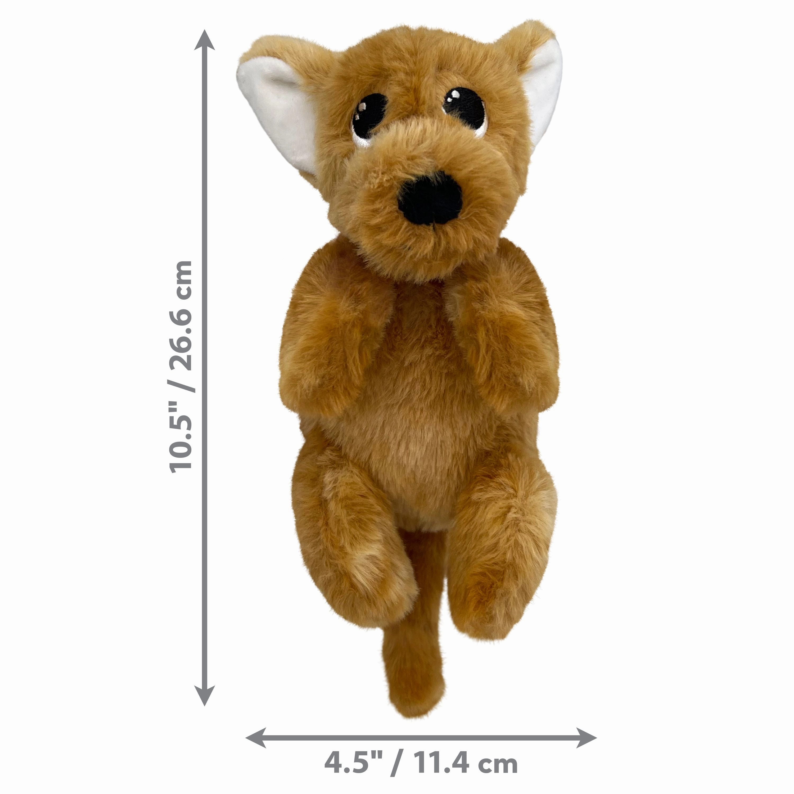 KONG Comfort Pups Peanut Small Soft Dog Toy
