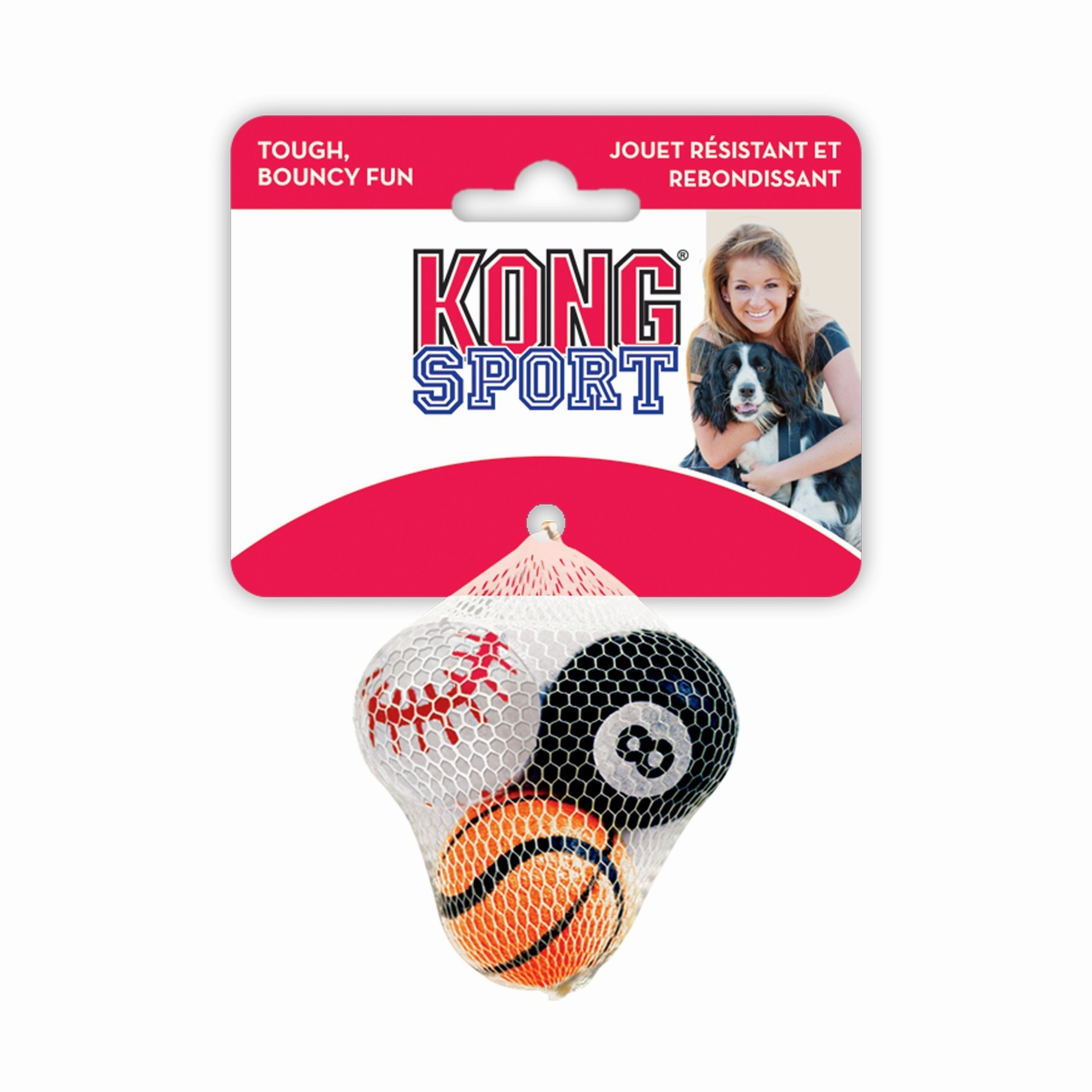KONG Sports Balls Medium Dog Toy 3 Pack ($)($)