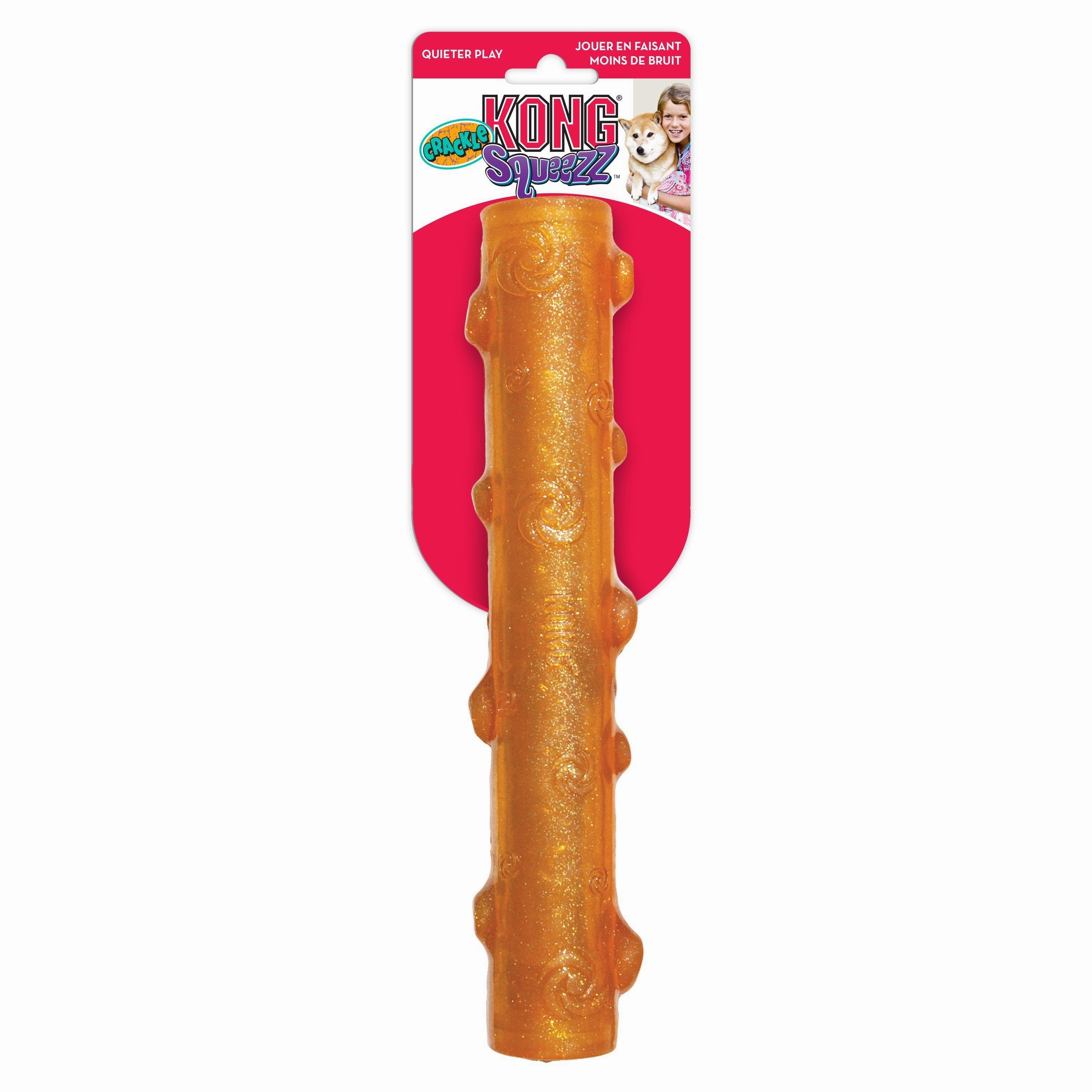 KONG Squeezz Crackle Stick Large Dog Toy ($)($)
