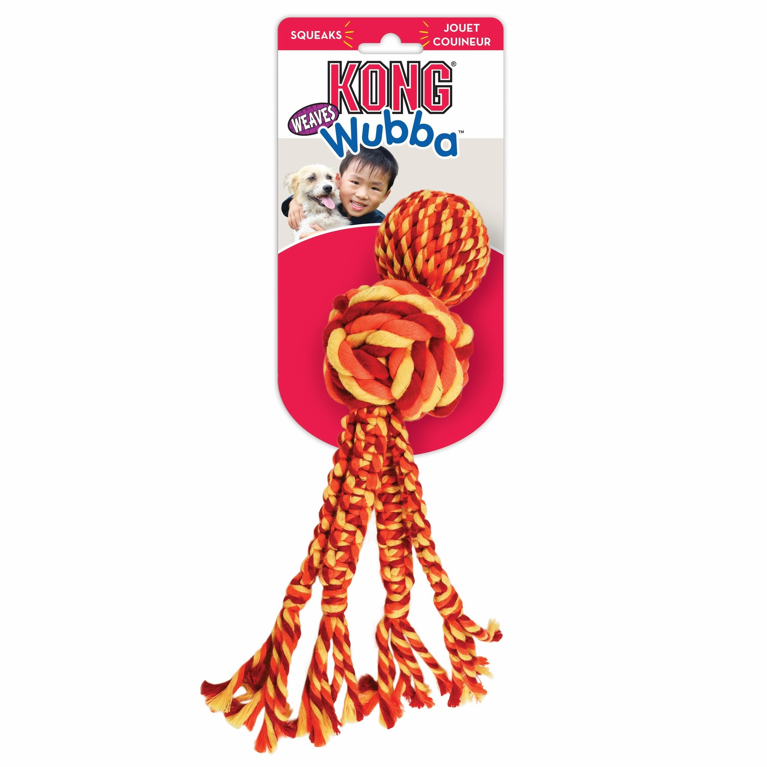 KONG Wubba Weaves With Rope Extra Large Dog Toy ($)($)