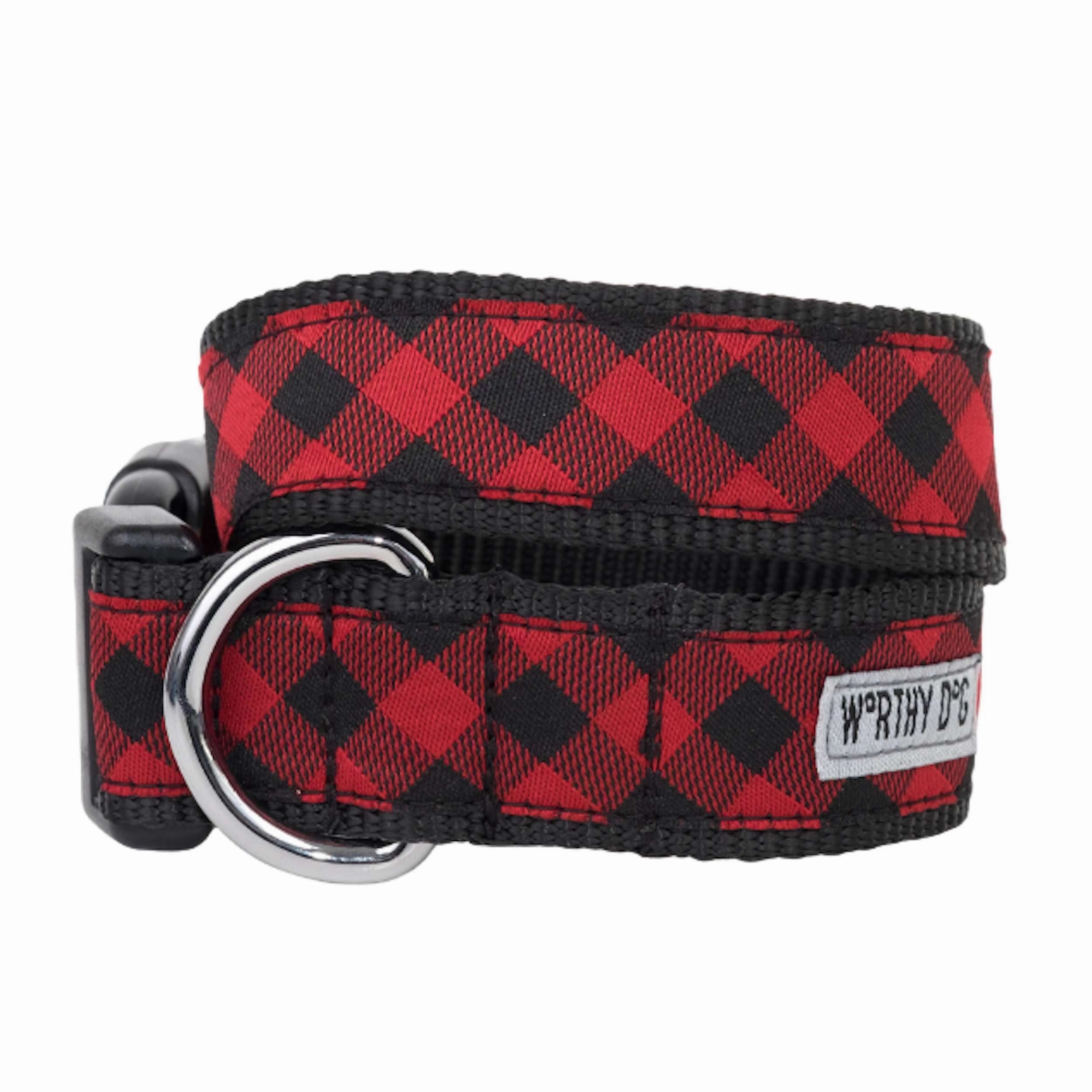 Leash | Bias Buffalo Plaid Red